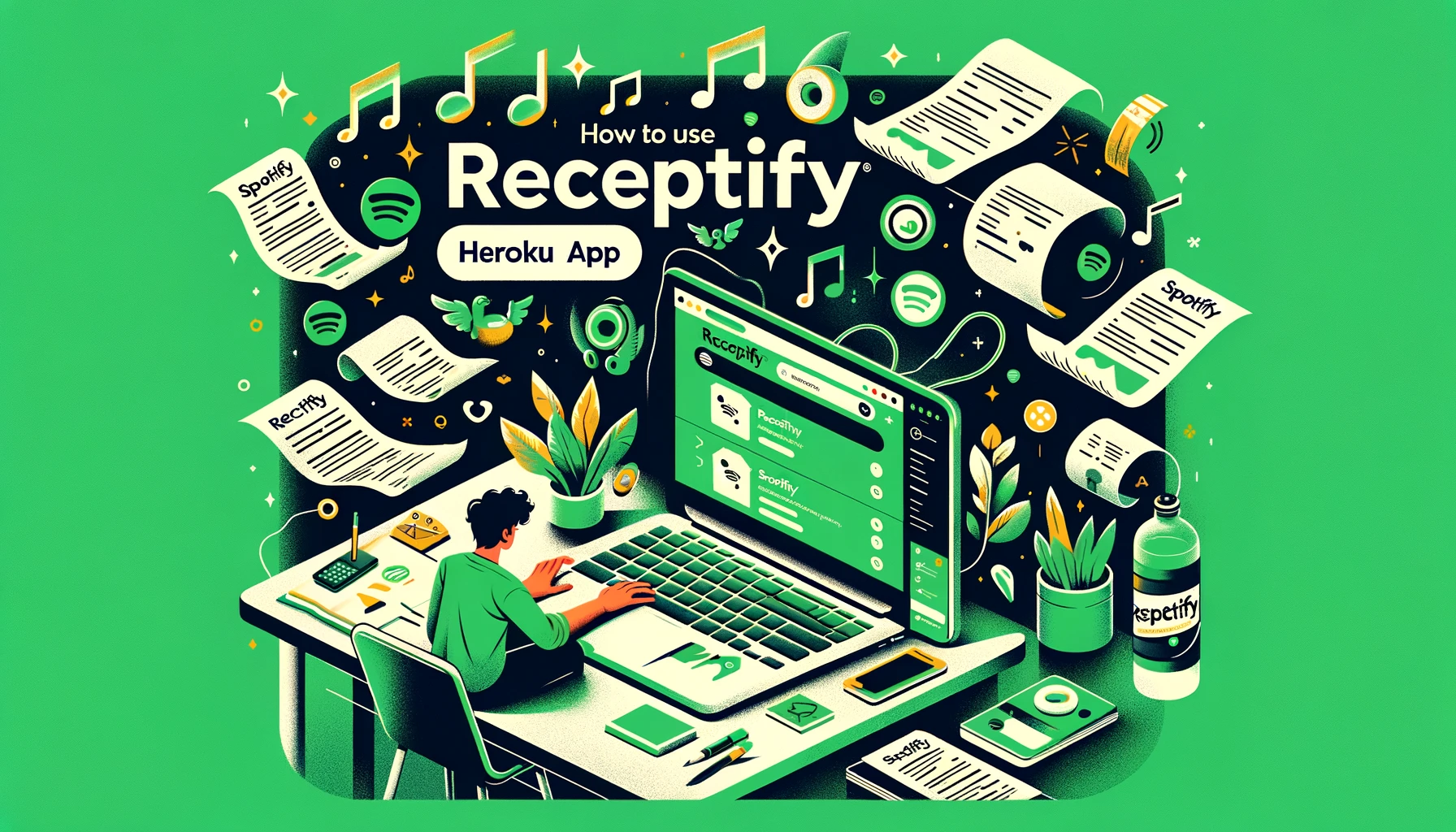 Use Receiptify Herokuapp