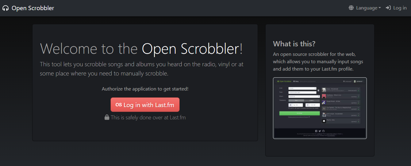 Open Scrobbler